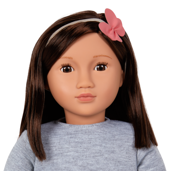 Our Generation 18-inch Doll Mei Brown Eyes & Brunette Hair