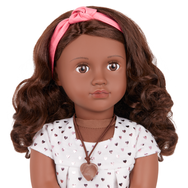 Our Generation 18-inch Doll Aliyah with Brown Eyes & Brunette Hair
