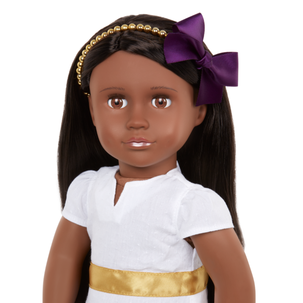 Our Generation 18-inch Fashion Doll Visala Brown Eyes & Black Hair