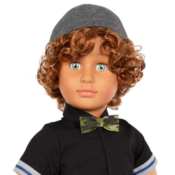 Our Generation 18-inch Boy Doll Lorenz Blue Eyes & Wavy Brown Hair