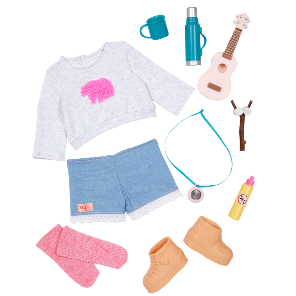 Our Generation 18-inch Doll Camping Outfit & Accessories