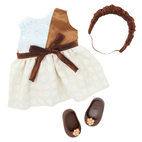 Our Generation 18-inch Fashion Doll Shelby Chocolate-Inspired Outfit