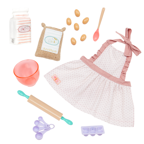 Our Generation 18-inch Doll Jamila Apron & Accessories