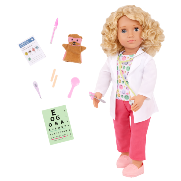 Our Generation 18-inch Pediatrician Doll Felicia