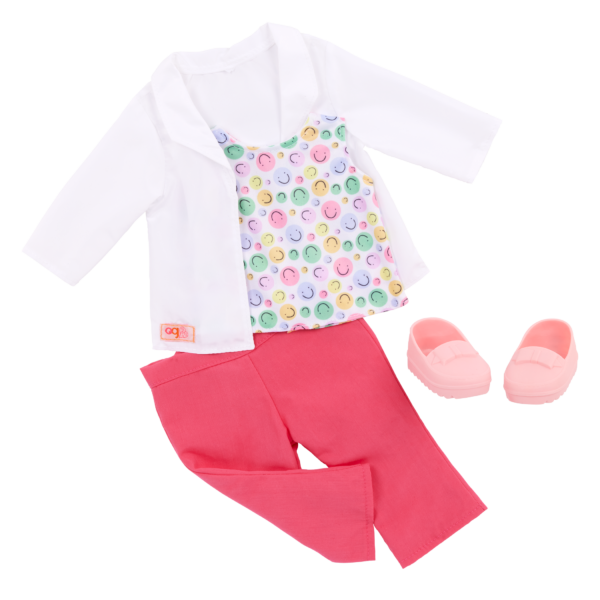 Our Generation 18-inch Pediatrician Doll Ariya Doctor's Outfit