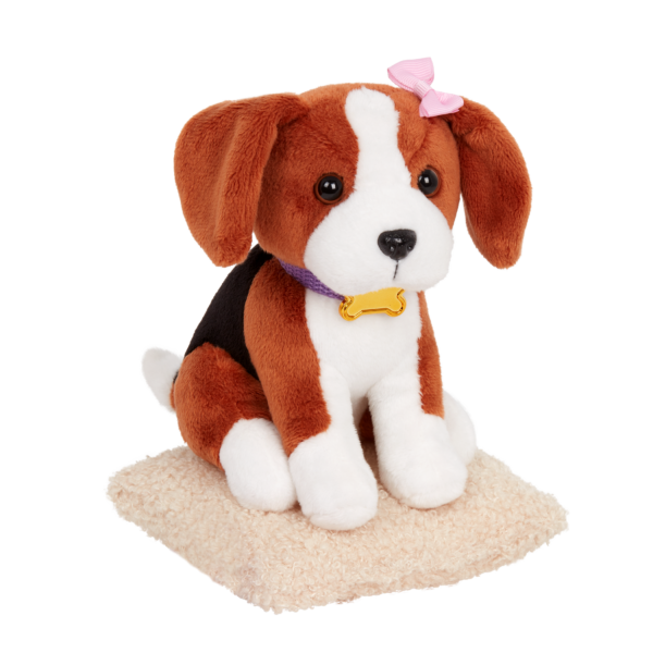 Our Generation 6-inch Pet Beagle Dog Plush Elsie