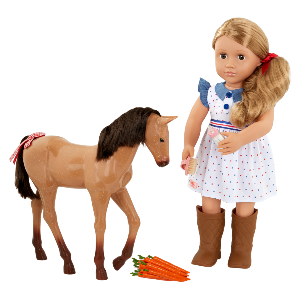 Our generation doll yanira with pet foal set