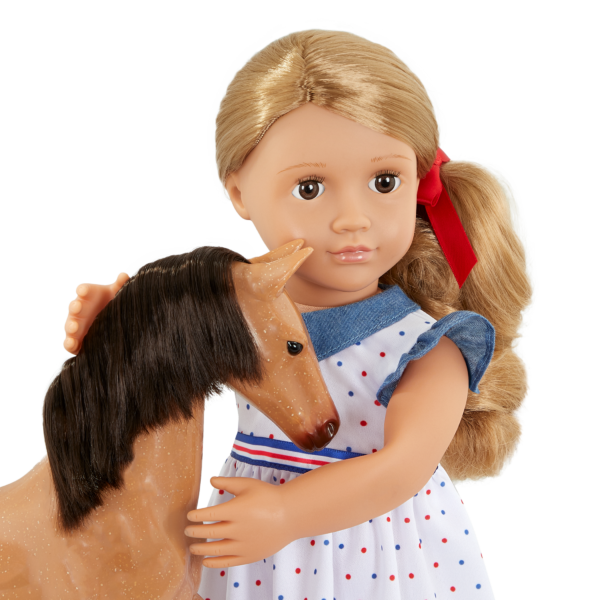 Our Generation 18-inch Equestrian Doll Shelley Brown Eyes & Blonde Hair