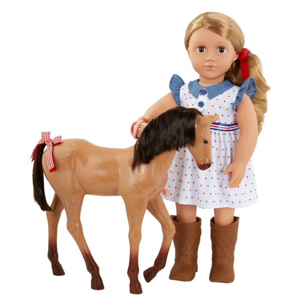 Our Generation Shelley 18-inch Equestrian Doll & Horse