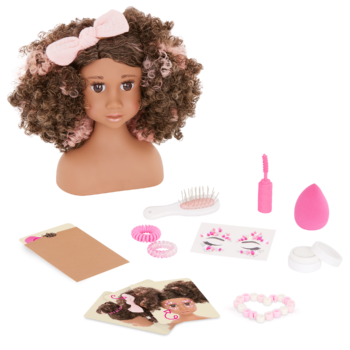 Our Generation Sparkles of Fun Styling Head Doll Davina