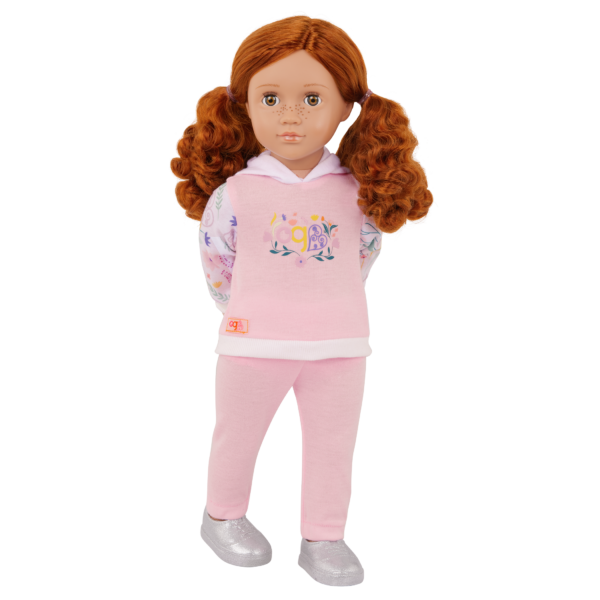 Our Generation 18-inch Fashion Doll Nora with Red Hair & Freckles