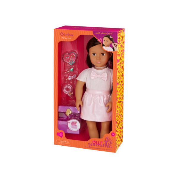 Our Generation 18-inch Jewelry Doll Cristina in Packaging