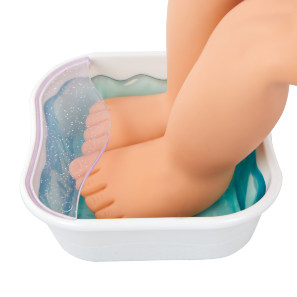 Our Generation Doll Serafina Feet in Foot Bath