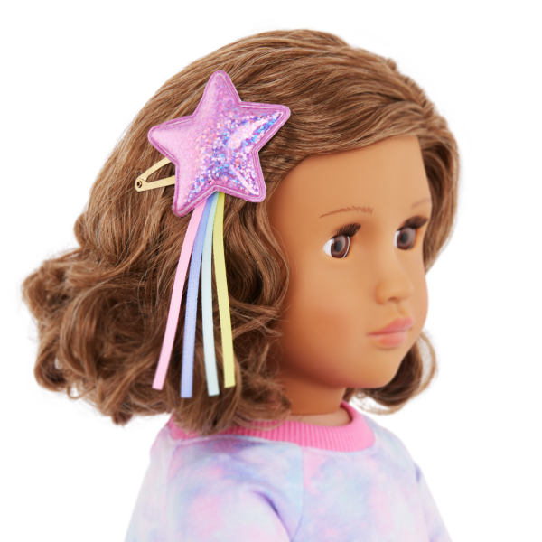 Our Generation Doll Luna Wearing Star Hair Bow