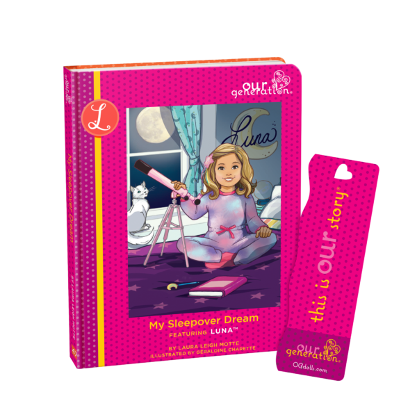 Our Generation Doll Luna Storybook & Bookmark
