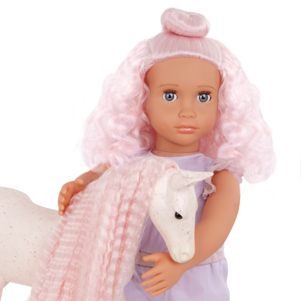 Our Generation Doll Elara with Horse Foal Lumina
