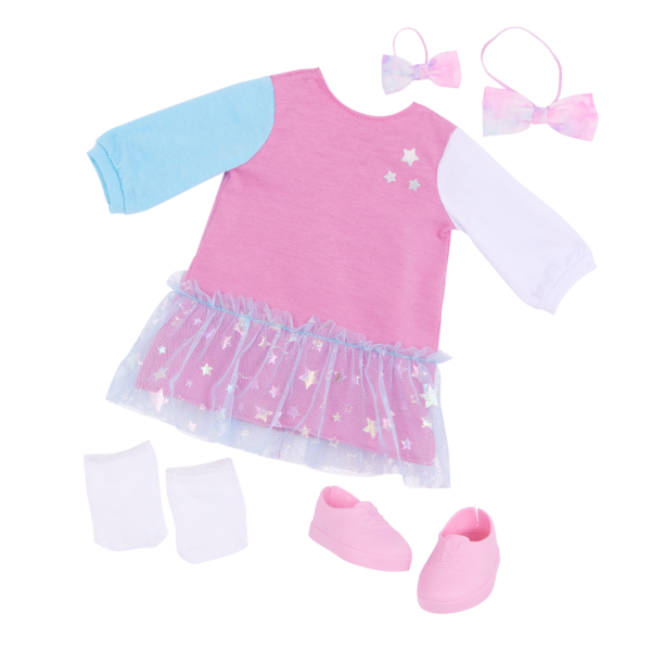 Our Generation Doll Clothes Color Block Dress