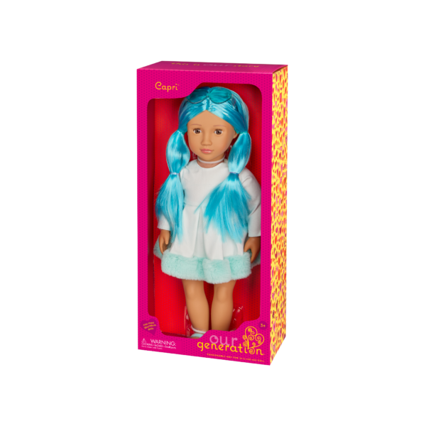 Our Generation 18-inch Multicolored Hair Doll Capri Packaging