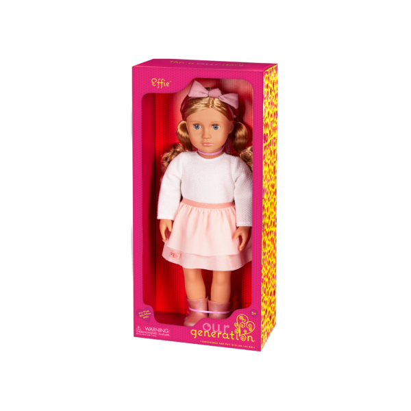 Our Generation 18 inch Doll Effie in packaging
