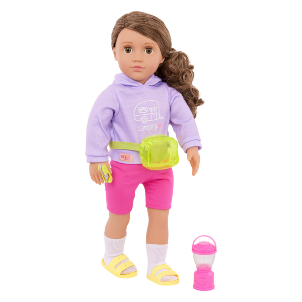 Our Generation 18 inch Doll Vivian with lantern