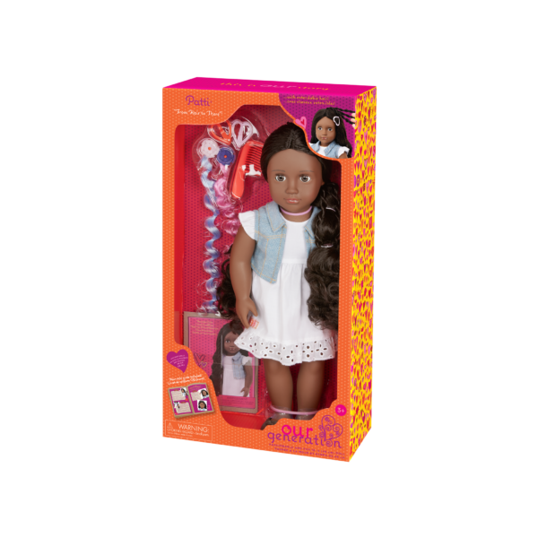 Our Generation Hair Play 18 inch Doll Patti in packaging