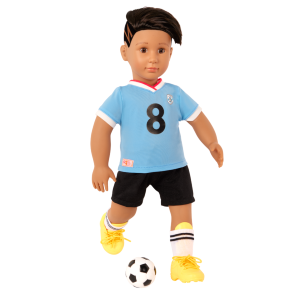 Our Generation 18-inch Boy Doll Mateo with Bendable Arms & Legs