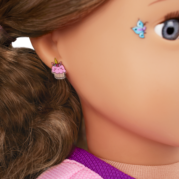 Our Generation Doll Finley with Earring Stickers