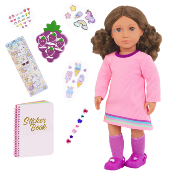 Our Generation 18-inch Doll Finley & Stickers