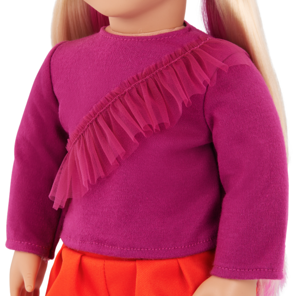 Our Generation Doll Sweater with Ruffle Tulle
