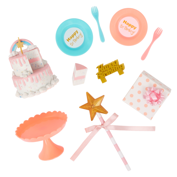 Our Generation Doll Birthday Accessories