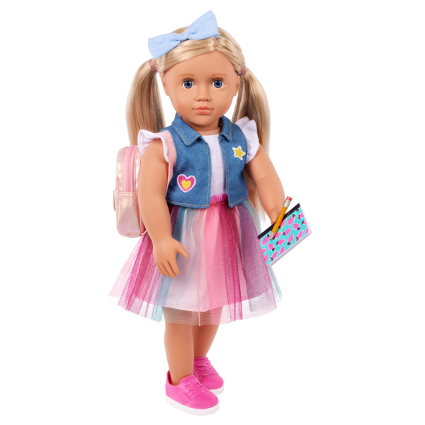 Our Generation Doll Evie with Blonde Hair & Blue Eyes