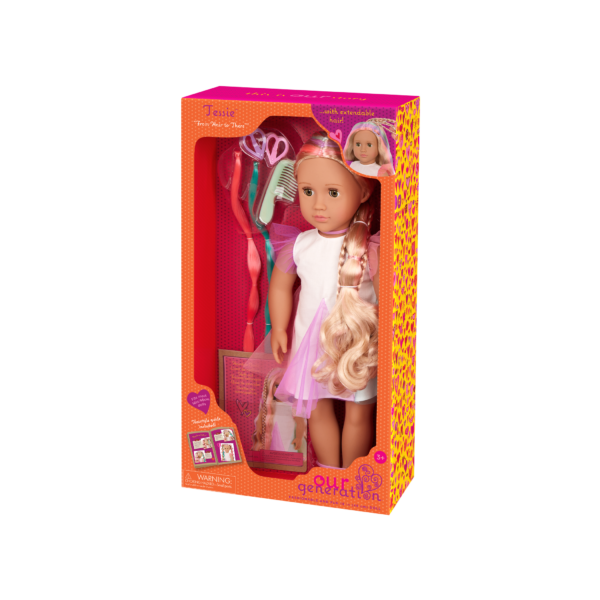 Our Generation 18" Hair Grow Doll Tessie in Packaging