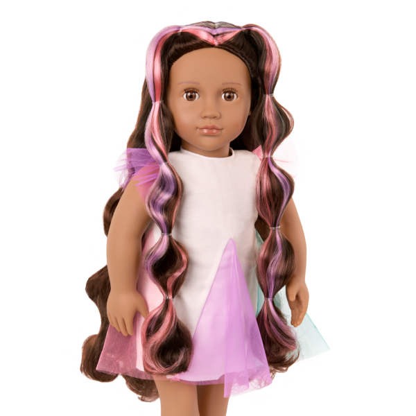 Our Generation 18" Hair Grow Doll Tania with Bubble Braids