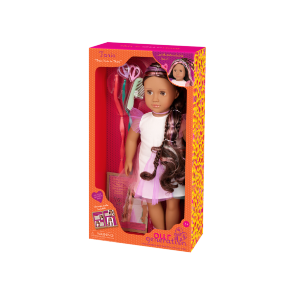 Our Generation 18" Hair Grow Doll Tania in Packaging
