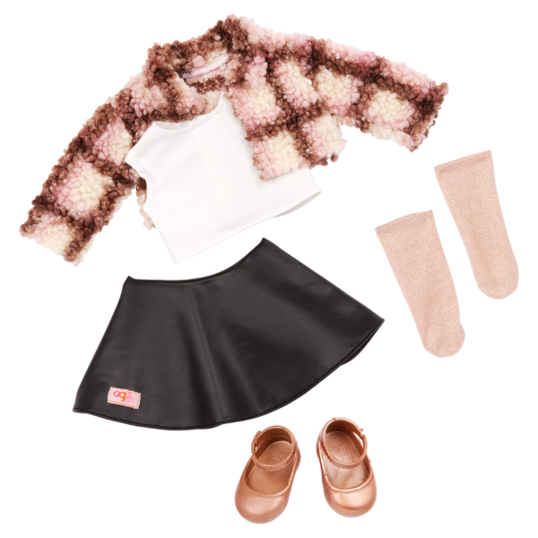 Our Generation Doll Shacket & Skirt Outfit