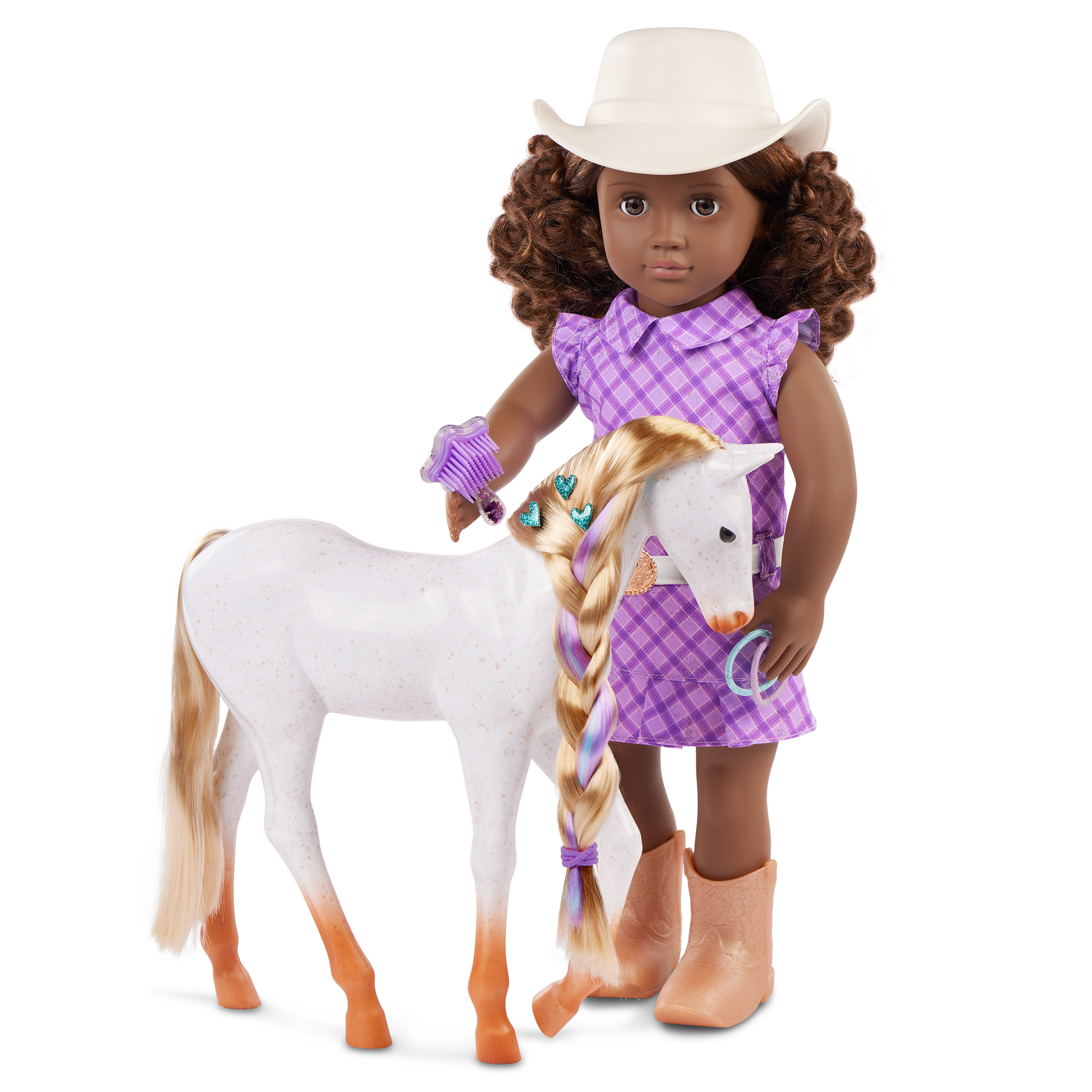 Our Generation 18-inch Doll Valerie & Pet Foal Set Valerie - Image 1