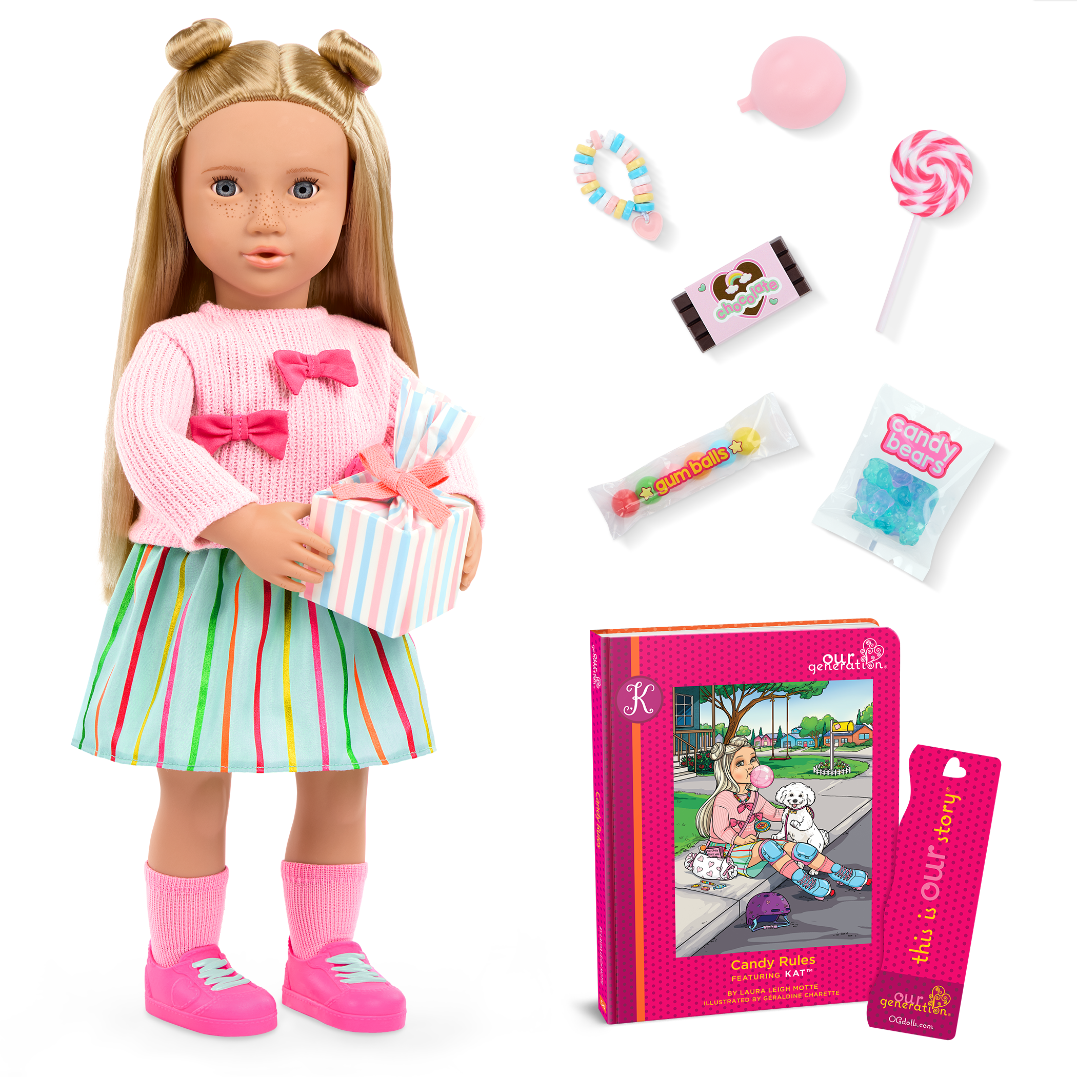 Our Generation Posable 18-inch Doll Kat & Accessories Kat - Image 1