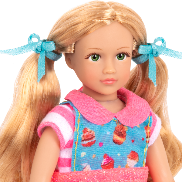 Read and Play Set 6-inch Mini Doll Jenny Blonde Hair