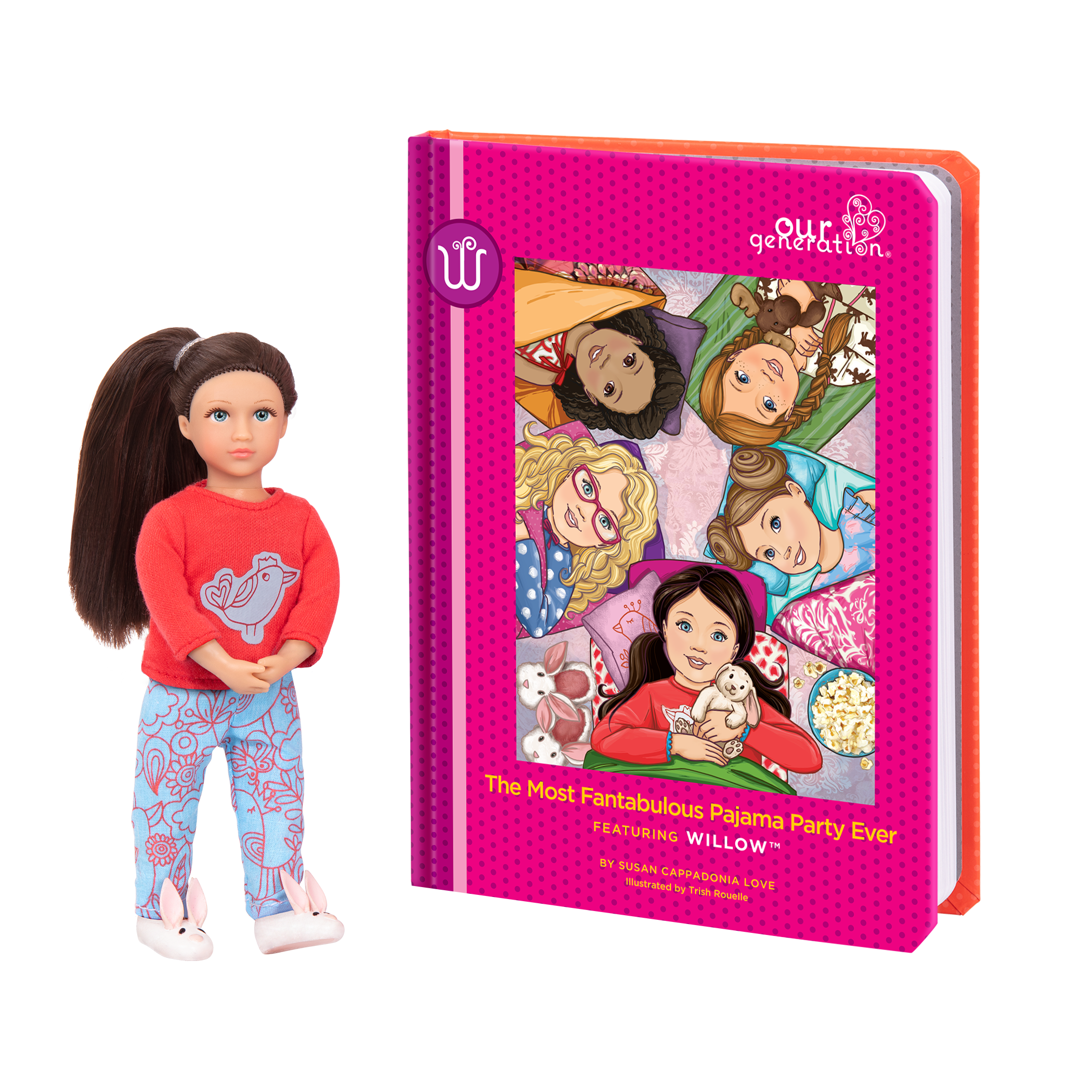 Read and Play Set 6-inch Mini Doll Willow