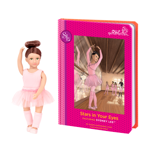 Read and Play Set 6-inch Mini Doll Sydney Lee