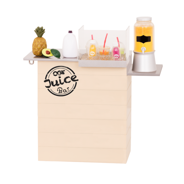 Our Generation Juice Bar Counter Accessory Set for 18-inch Dolls