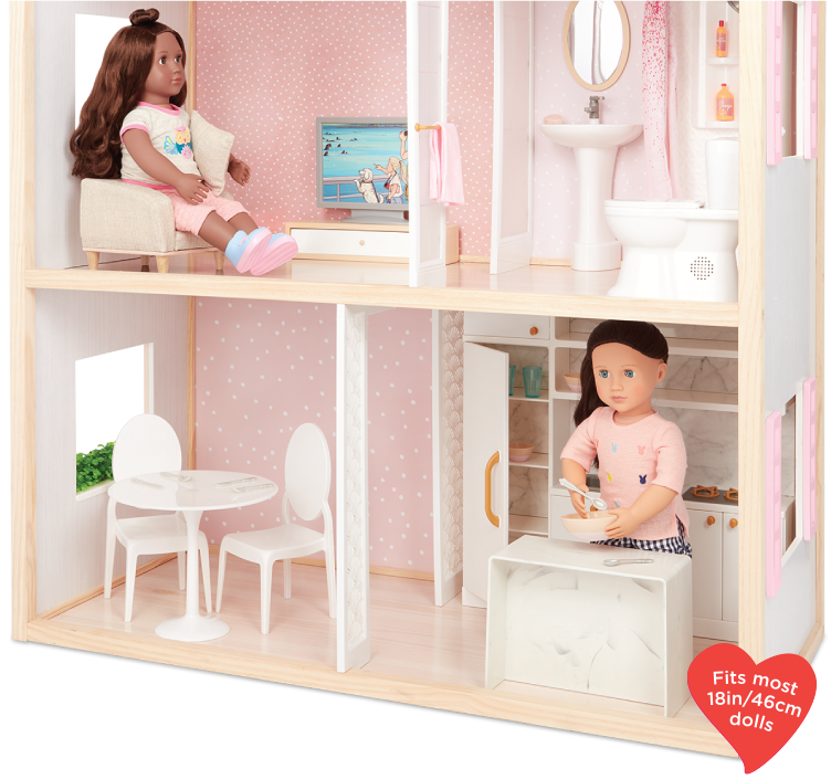sværd Forstad profil Sweet Home | 18" Doll Dollhouse Playset | Our Generation