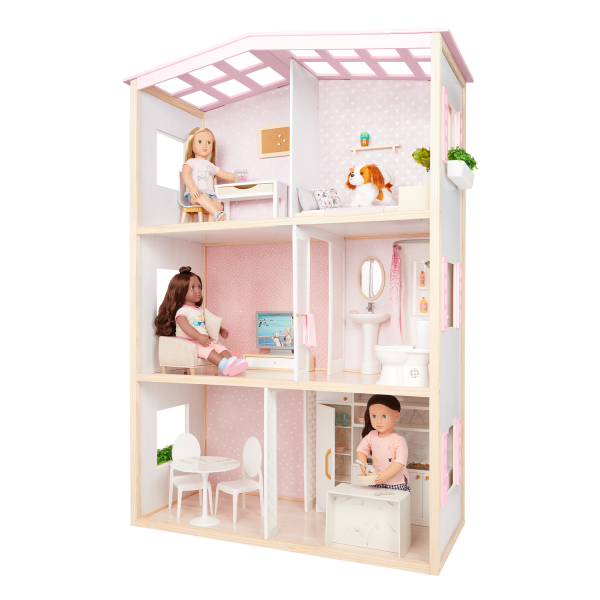 OG Sweet Home Dollhouse & Furniture Accessories for 18-inch Dolls