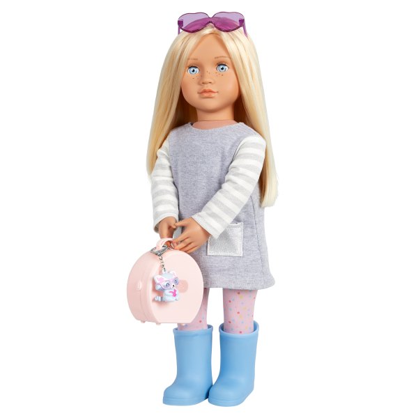 Our Generation Lovely Trips Luggage Set 18-inch Doll Meagan