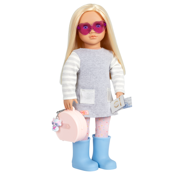 Our Generation Lovely Trips Luggage Travel Set 18-inch Doll Meagan