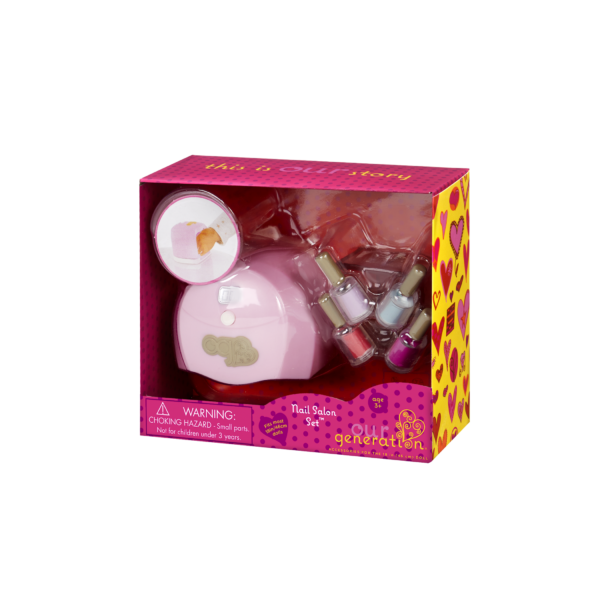Our Generation Nail Salon Set for 18-inch Dolls Packaging