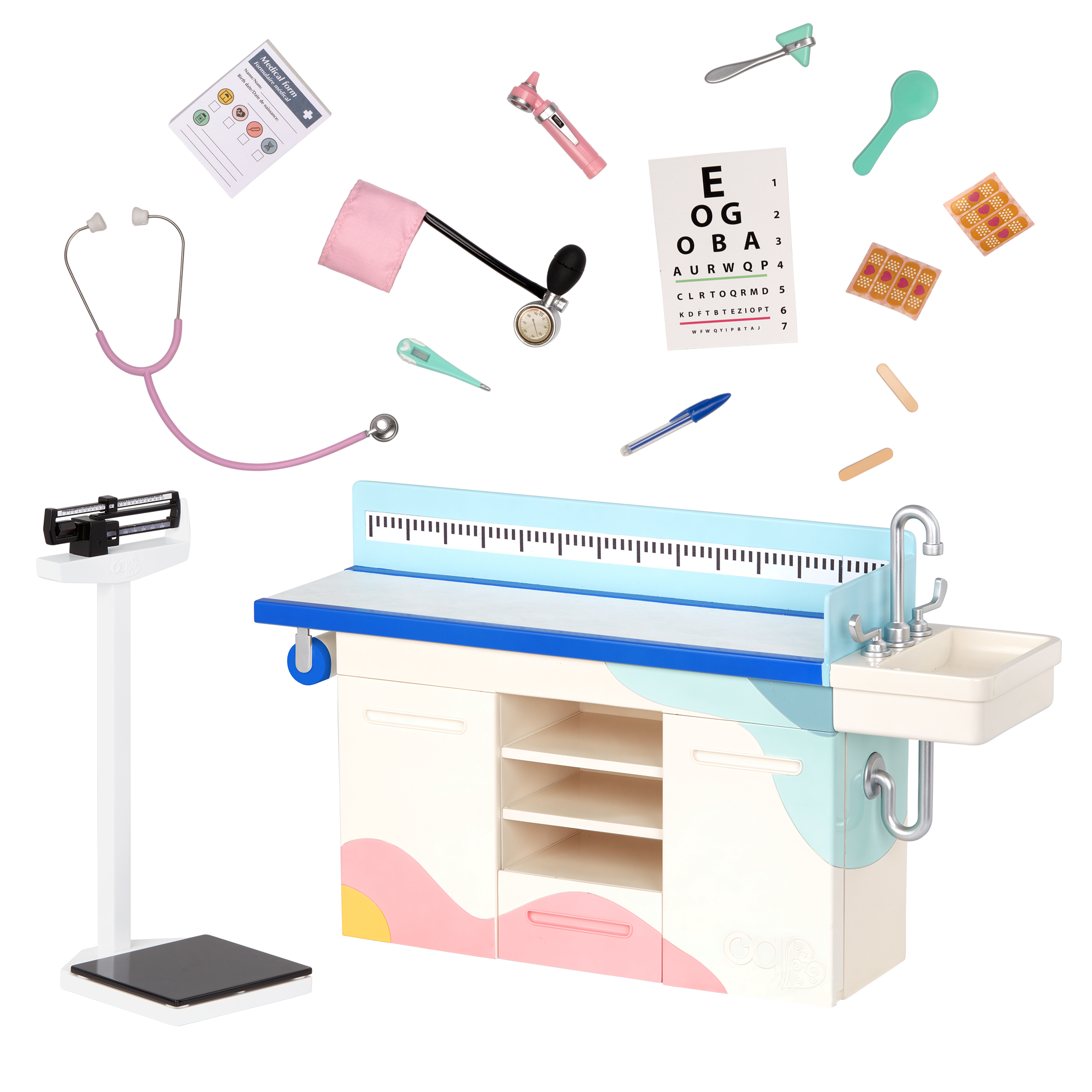 Our Generation Doctor Days Exam Table for 18-inch Dolls 