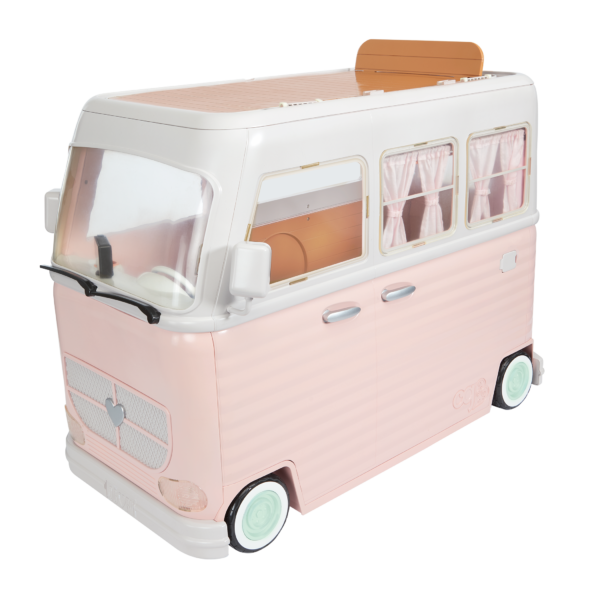 Our Generation Doll Camper with Flip-Open Roof