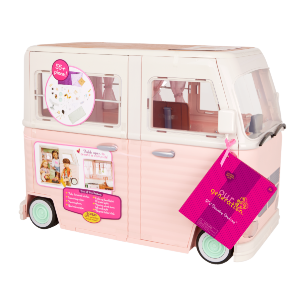 Our Generation Doll Camper in Packaging