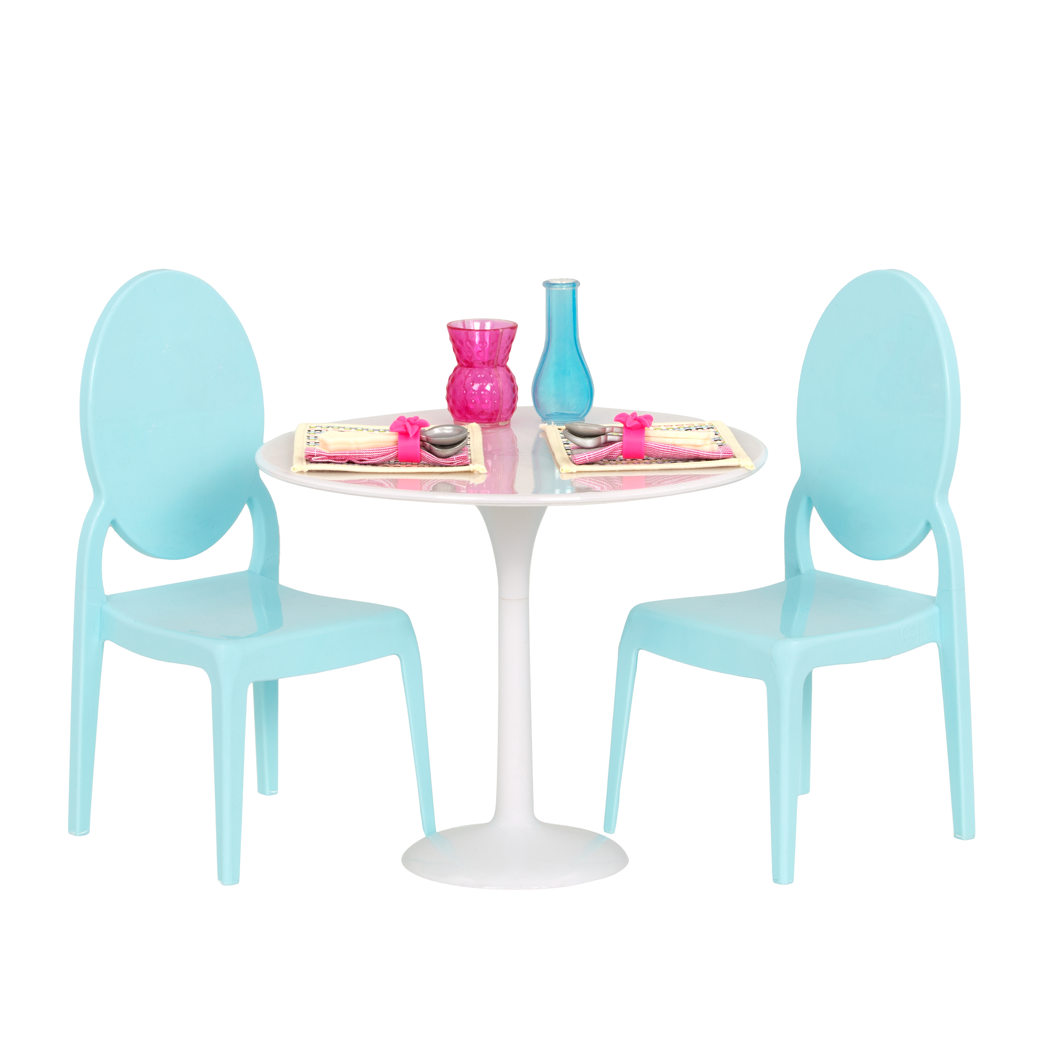 Table for Two Furniture Set for 18-inch Dolls 